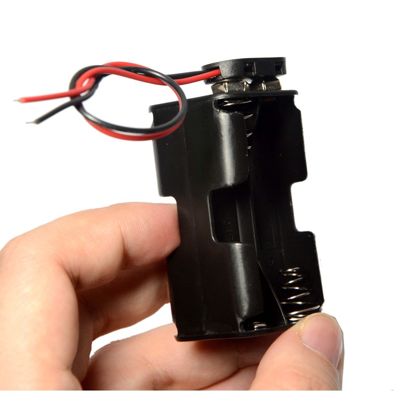 LAMPVPATH 3 Pcs 4 x 1.5V (6V) AA Battery Holder