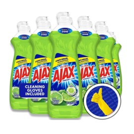 Ajax Dish Soap Super Degreaser Dishwashing Liquid Various Scents 12.4 OZ - Vinegar + Lime