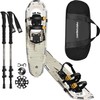 Retrospec unisex adult Snowshoe and Trekking Pole Bundle, Laurel, 30