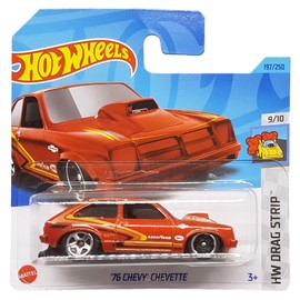 Hot Wheels - ´76 Chevy Corvette - HW Drag Strip 9/10 - HKH35 - Short Card - Good Year - Bell - Mattel 2023