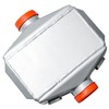 Aluminum Universal Liquid/Water to Air Intercooler 3" Air Inlet&Outlet Silver