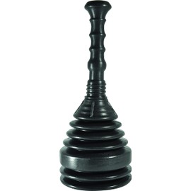 Master Plumber LX-83001 EF Mini Bellows Plunger, 5-in, for Sinks, Showers and Tub Drains, Durable Construction