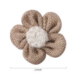 TWSANTAMAS Handmade Burlap Decors,Home Decoration Christmas Party DIY Craft, Wrapping, Gardening and Wedding Decor