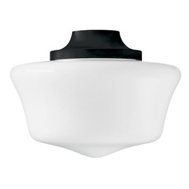 Hunter Fan Company, 99165, Original® Damp-Rated Traditional Globe Light Kit, Black