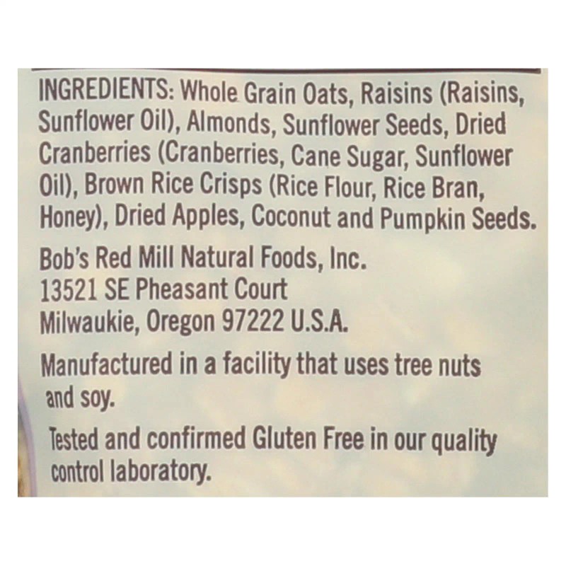UD_Bob's Red Mill-European Style Gluten-Free Muesli 16 oz Case Breakfast
