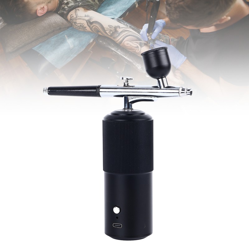 Cordless Airbrush Kit with Compressor 23 To 26PSI Rechargeable 3