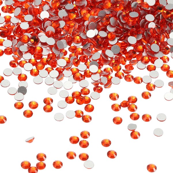 PATIKIL 2880Pcs SS3 Round Flatback Rhinestones, 1.2-1.4mm Flat Back Crystal