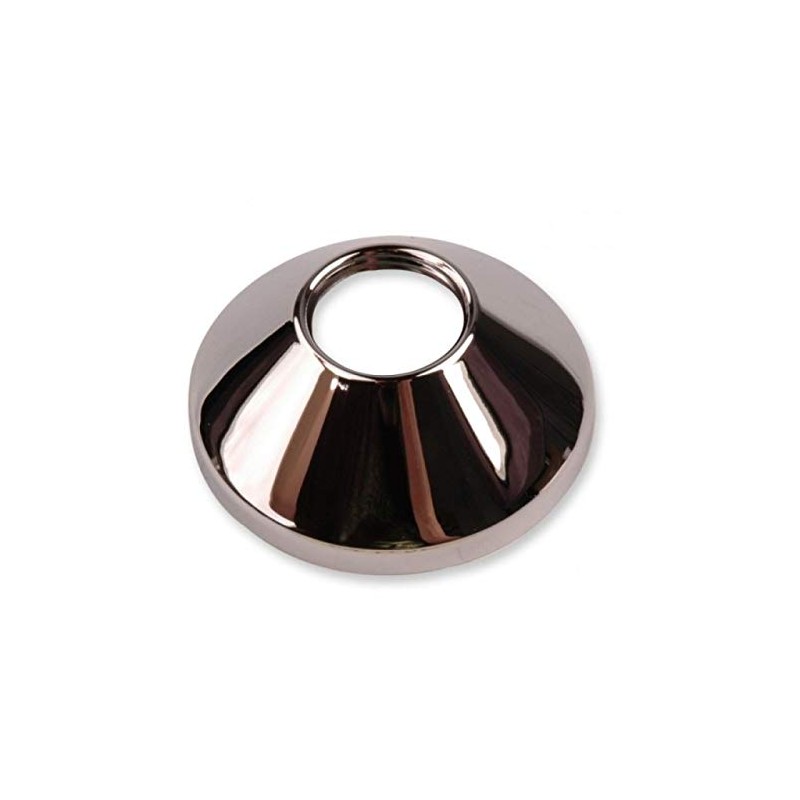 Chrome Plated Steel Pipe Cover Collar Cone 3/4" Valve Tap