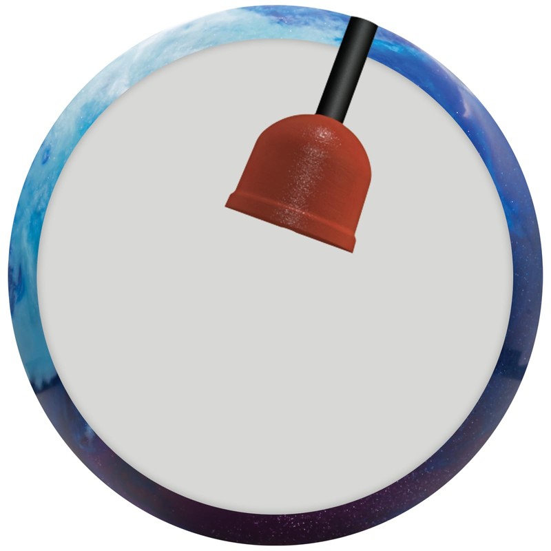 Columbia 300 PRE-DRILLED White Dot Bowling Ball - Peek-A-Boo Berry