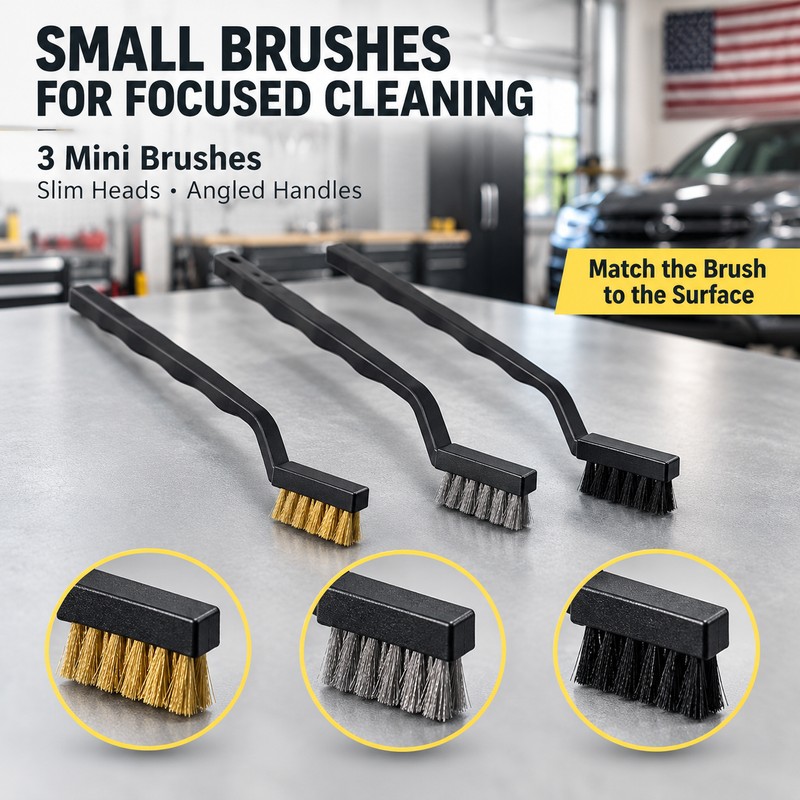 Car Detailing Kit, 17-Piece Car Cleaning Set with Drill Brush