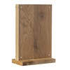 EUROPEL Luxury A5 Table Stand, FSC Certified Oak Base and