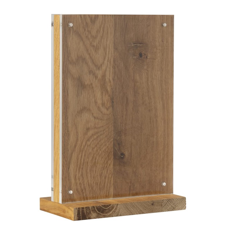 EUROPEL Luxury A5 Table Stand, FSC Certified Oak Base and