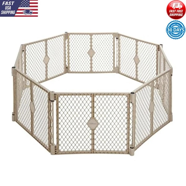 8 Panel Baby Playpen Safe Play Yard 26 in Tall