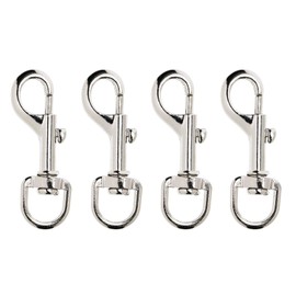 PENTA ANGEL 4Pcs Dog Leash Clasp Heavy Duty Snap Hooks Clips Pet Leashes Key Chain with Spring Buckle for Linking Pet Collar (4 PCS)