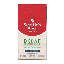 Seattle's Best Decaf Ground Coffee, Portside Blend, 12 oz. (Pack of 2)