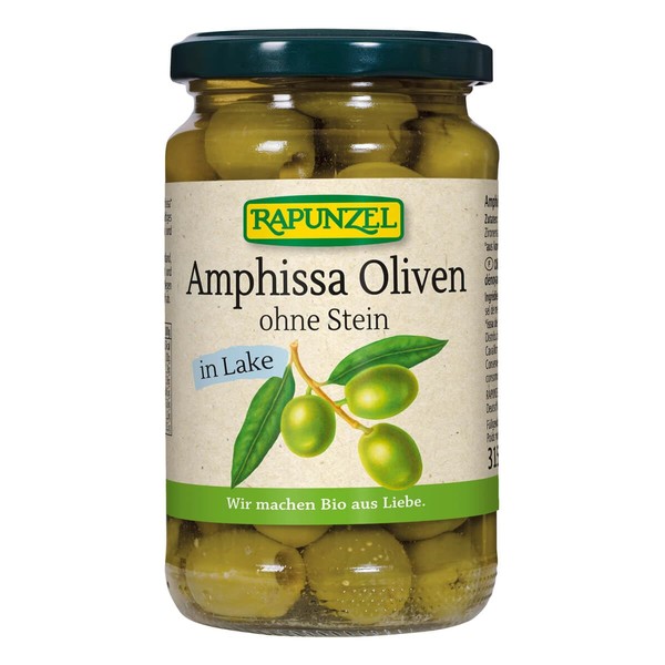 Rapunzel Olives Amphissa Green without Stone in Lake, (1 x