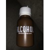 Menda New MENDA Alcohol Pump Round Brown Plastic Dispenser Bottle