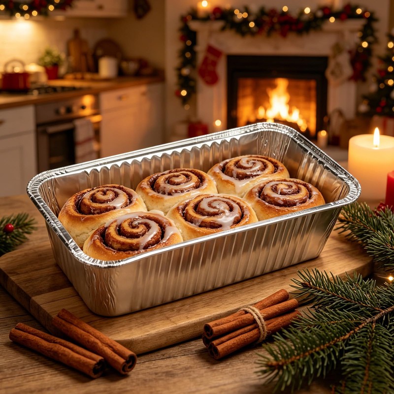 JIUMO Aluminum Foil Loaf Pan (50 Pcack), 8.5"x4.5" Bread Baking