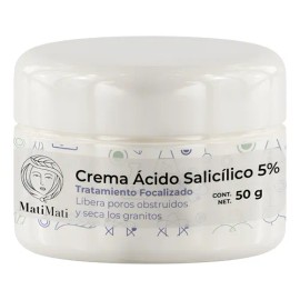 Crema Ácido Salicílico Secante Focalizada Acné Matimati 50