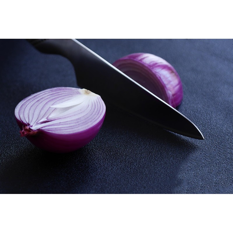 Ihara SN-106 SUMINO Scratch Resistant Antibacterial Soft Cutting Board, Black