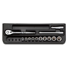 Kyoto Machine Tools (KTC) Socket Wrench Set, 0.25 inch (6.3 mm) (1/4 inch), TB210 mm Size