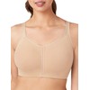 Wacoal Women's Casual Beauty Soft Cup Bra, Toast, 36DD