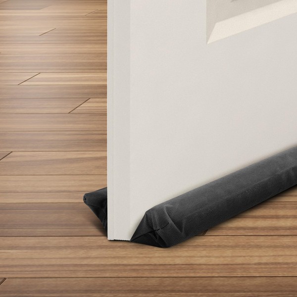CUQOO Under Door Draft Excluder in Black – 96 cm