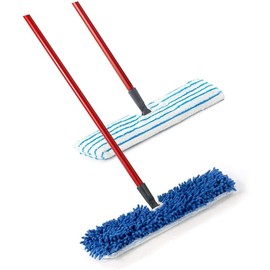 XIMOON Microfiber Flip Mop Refills Replacements for Compatible with Dual-Action Mop Refill (2)