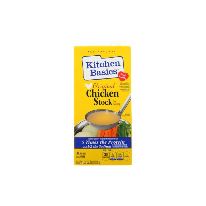 Kitchen Basics Chicken Cooking Stock 32 oz. (pack of 2)