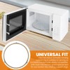 Microwave Turntable Ring with Swivel Roller Support, Universal Fit for