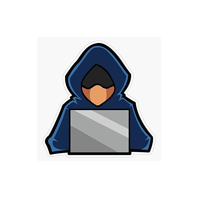 Retro Hack Coder Hacking Hoodie Hacker Bumper Sticker Window Vinyl