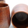 Ganzoo Set of 6 Wooden Cups/Decorative Cups (Decorative Cups), Drinking