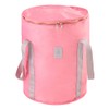 mitas Foot Bath Bucket, Pink, Large, Foldable, Storage Bag Included,