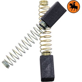Carbon Brushes for Black & Decker GC300B Hedge Shear – 6,3x6,3x11 mm – 2.4x2.4x4.3 "