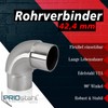 PRIOstahl Round Elbow Pipe Elbow Pipe Connector Plug Fitting Connector