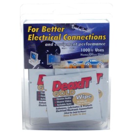 DeoxITGOLD Wipes, individual wipes 100% solution 25 wipes - K-G1W-25