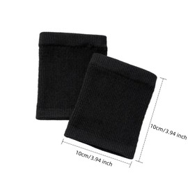 Sanseenia 2 Pairs Dance Socks Over Sneaker, Dance Shoe Socks on Smooth Floors, Dancing Sliders Turning Socks Shoe Covers, Black, One Size