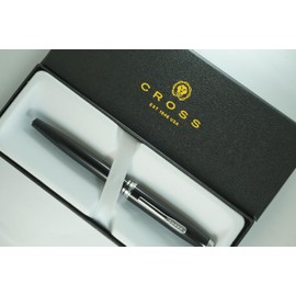 Cross Rich black lacquer with polished chrome appointments Coventry Refillable medium Point Rollerball Pen Signature center Bandaa
