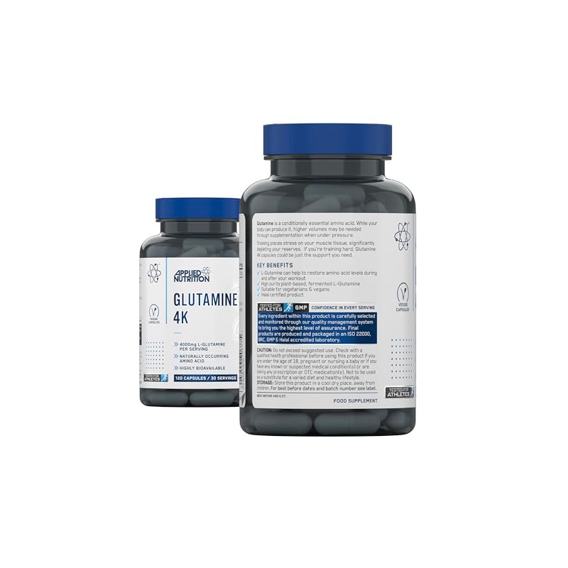 Applied Nutrition Glutamine 4K - L Glutamine 4000 mg Per