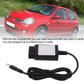 KIMISS 4 in 1 Car Key Programmer,Diagnostic Key Programmer with USB Dongle for Focus for Windows XP