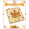 qiqee Thanksgiving Pie Boxes with Window 10x10x2.5 inch 30Packs Cookie