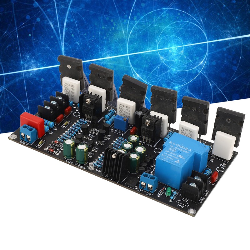 300W Power Amplifier Board Single Channel 1943+5200 Audio Rear Amplification