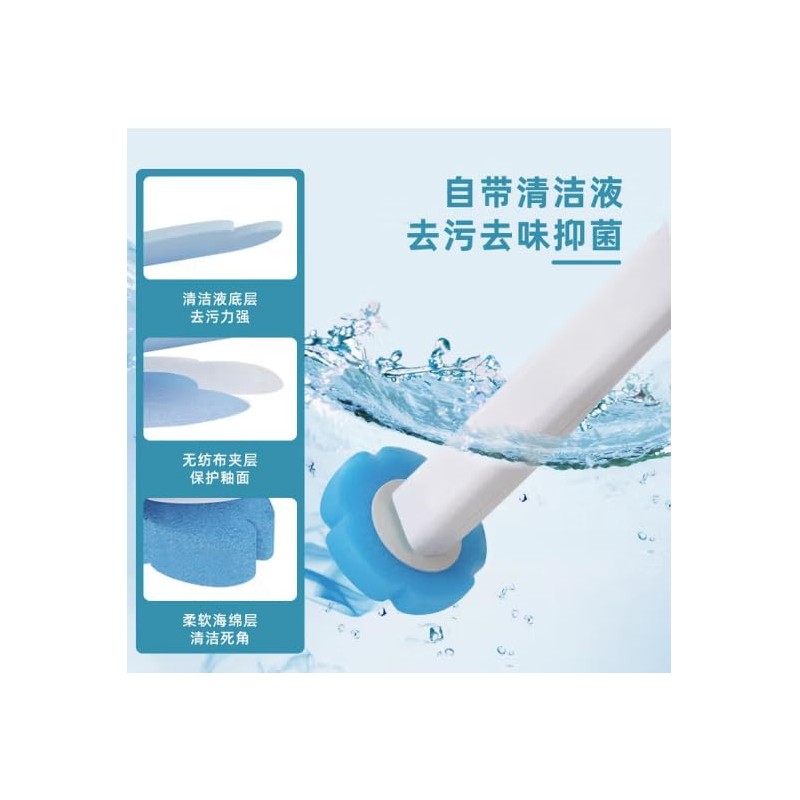 Chahua Toilet Replacement Pads 36pcs for Toilet Brush Set 990107,