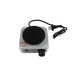 TEMPO DI SALDI Mini Fornello Elettrico 500W Regolabile Piastra Ghisa Viaggio Campeggio 108 mm