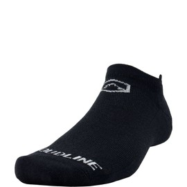 CloudLine Merino Wool Running Socks for Men and Women - Ultralight, Thin, Anti-Blister, Moisture Wicking, Made in USA - Black, Size X-Large, 1 Pair
