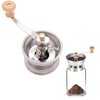 Mason Jar Coffee Grinder, Manual Coffee Grinder Lid Attachment for