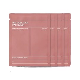 Bio Collagen Mask Overnight Kollagen Maske Gesicht - Heben und Festigen Feuchtigkeitsmaske Gesicht, Reduziert Feine Linien und Falten, 34g x 8ea