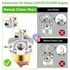 RUIXING OEM EA190V Carburetor for Subaru EA175V EA190V Yamaha MA175