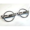 AUTO 2PC Black Front Nose Rear Gas Lid Cross US