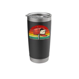 Post Office Postal Worker Mailbox Retro Vintage Stainless Steel Insulated Tumbler